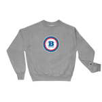 Champion® Circle B 'Ice' Crewneck Sweatshirt - Oxford Grey