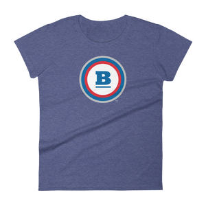 Circle B Women's T-shirt - Heather Blue