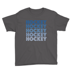 Hockey 5x Youth T-Shirt - Charcoal