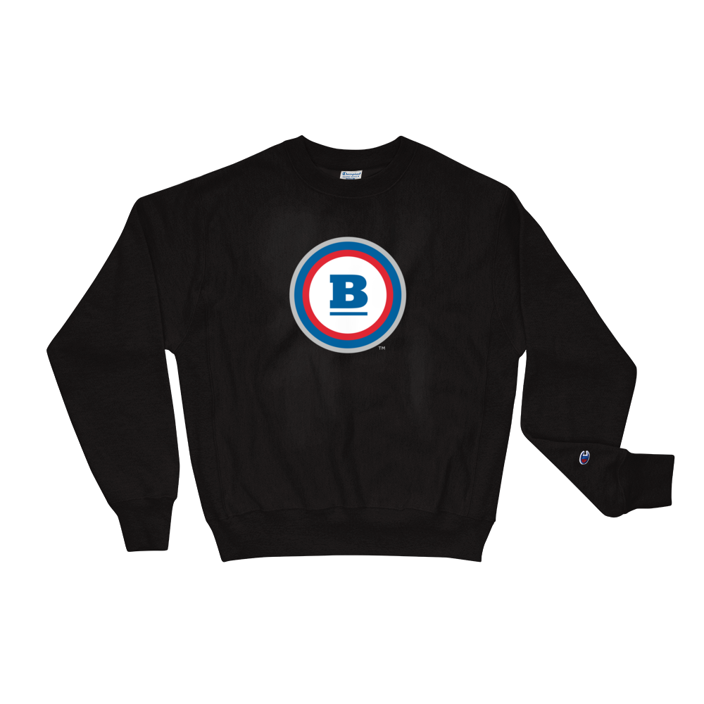 Champion® Circle B Crewneck Sweatshirt - Black