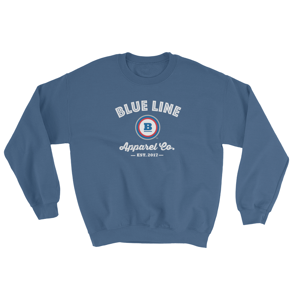 Blue Line Apparel Co. Crewneck Sweatshirt - Indigo Blue