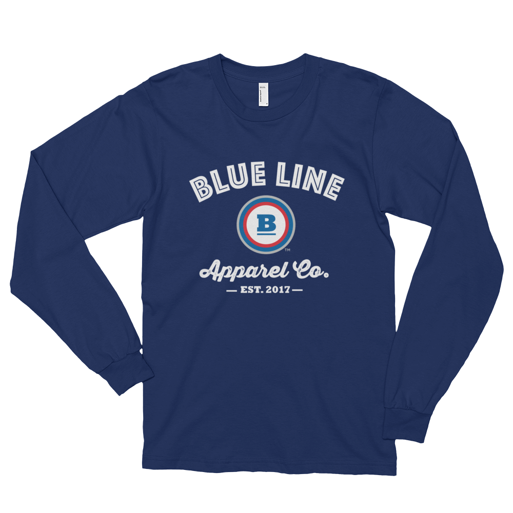 Blue Line Apparel Co. Long Sleeve T-shirt - Navy