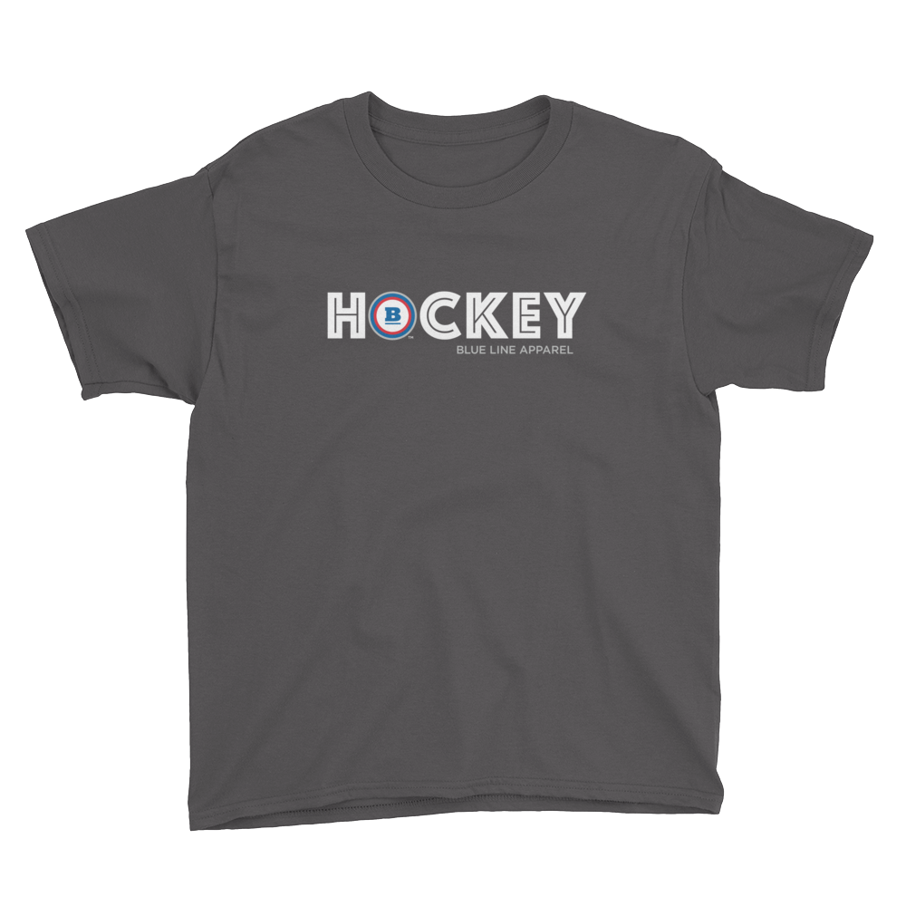 Hockey Youth T-Shirt - Charcoal