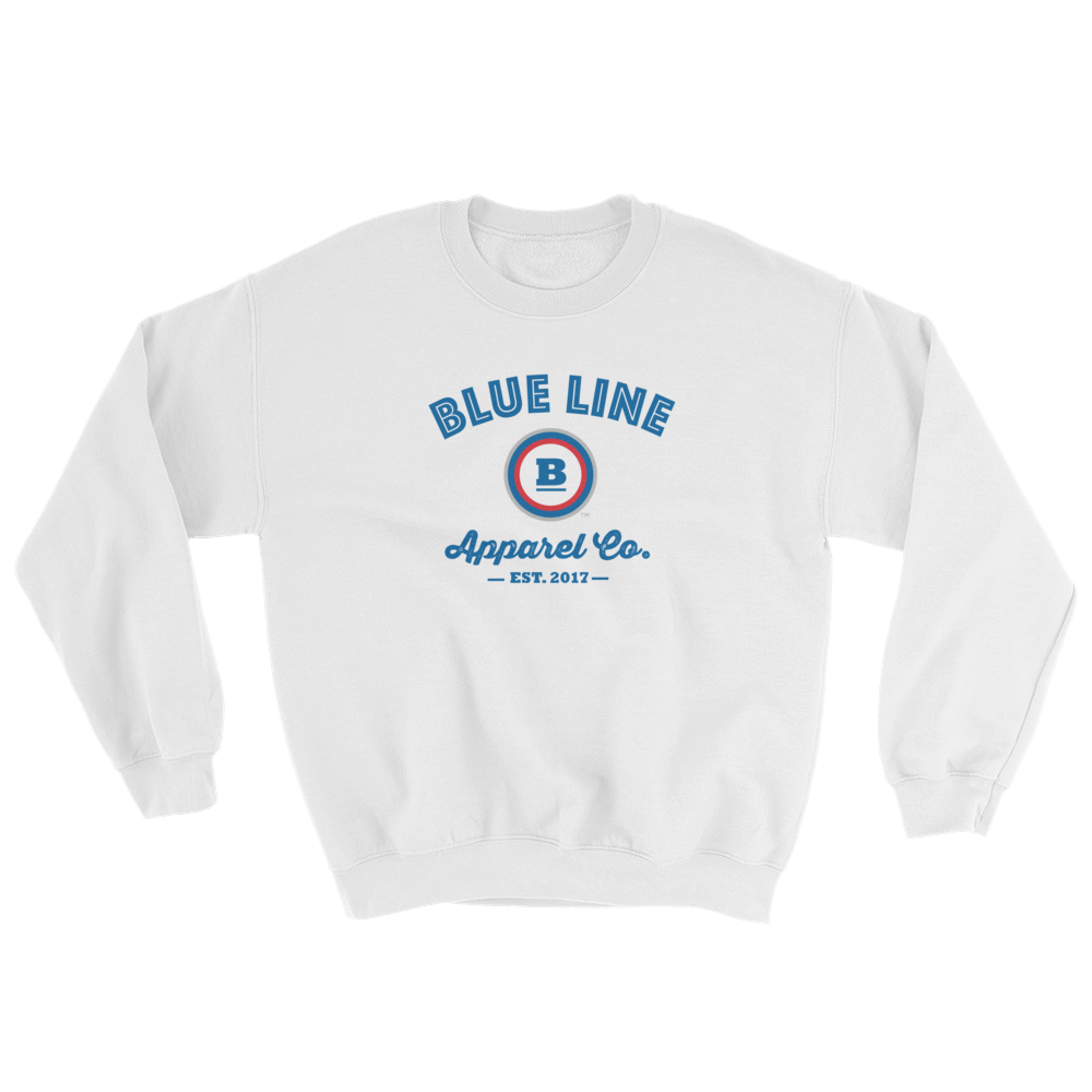 Blue Line Apparel Co. Crewneck Sweatshirt - White