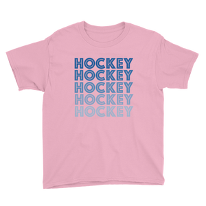 Hockey 5x Youth T-Shirt - Pink