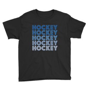 Hockey 5x Youth T-Shirt - Black