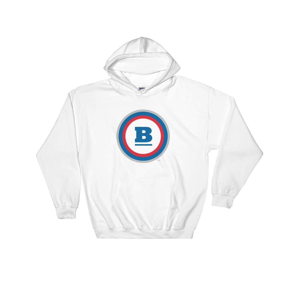 Circle B Hooded Sweatshirt - White
