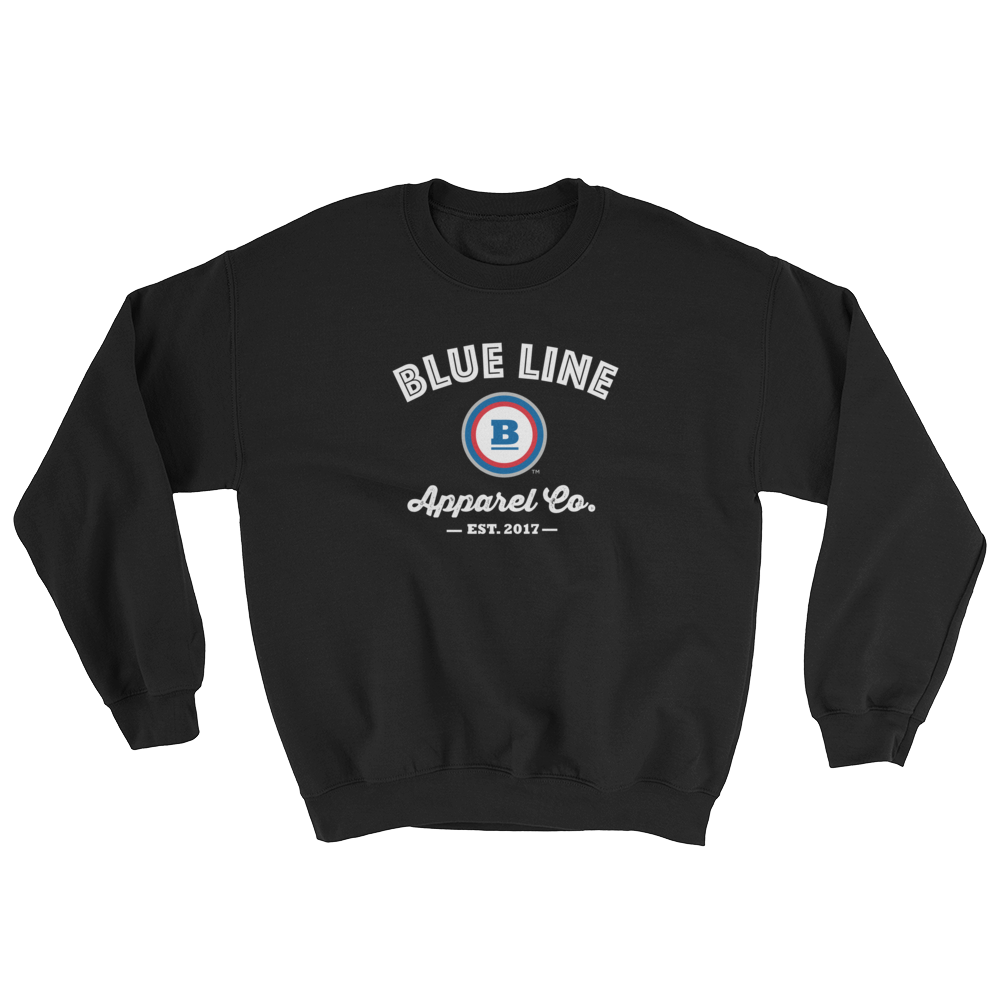 Blue Line Apparel Co. Crewneck Sweatshirt - Black