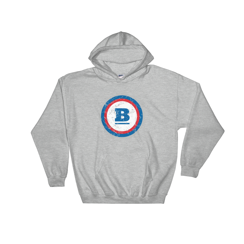 Circle B Ice Hooded Sweatshirt - Sport Grey