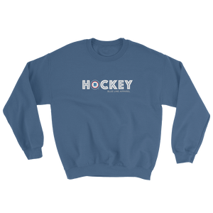 Hockey Crewneck Sweatshirt - Indigo Blue