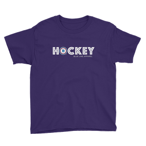 Hockey Youth T-Shirt - Purple