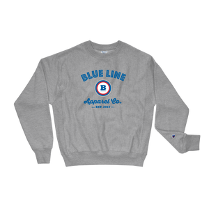 Champion® Blue Line Apparel Co. Crewneck Sweatshirt - Oxford Grey