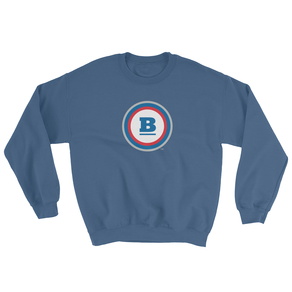 Circle B Crewneck Sweatshirt - Indigo Blue