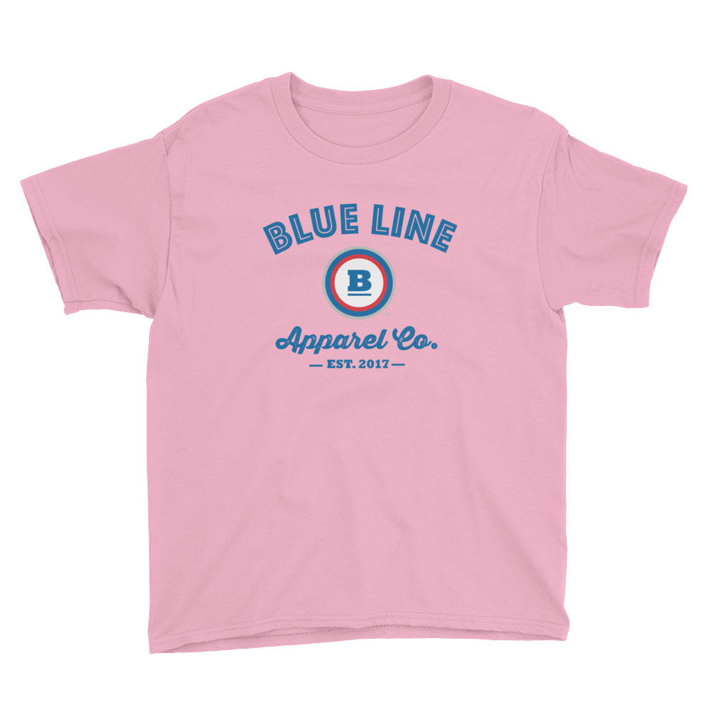 Blue Line Apparel Co. Youth T-Shirt - Pink