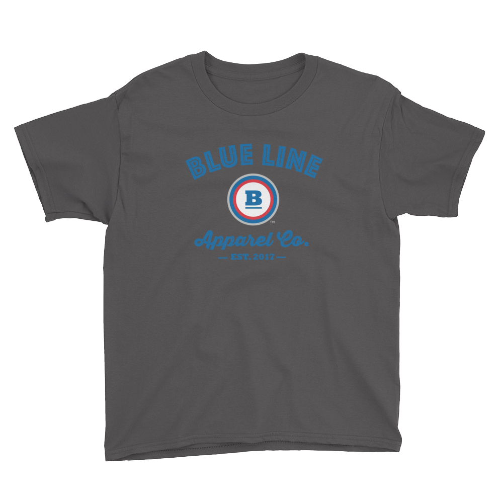 Blue Line Apparel Co. Youth T-Shirt - Charcoal